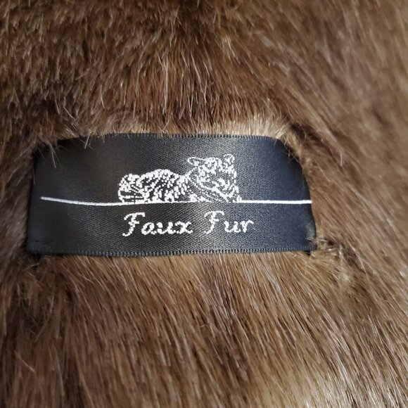 NWOT G by Guilana Rancic SMALL Faux Fur & Faux Suede Reversible Vest - Picture 7 of 7